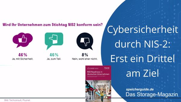 Cybersicherheit durch NIS-2: Erst ein Drittel am Ziel